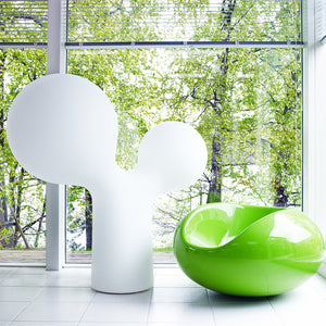 Double Bubble XL lamp and Pastil chair by Eero Aarnio